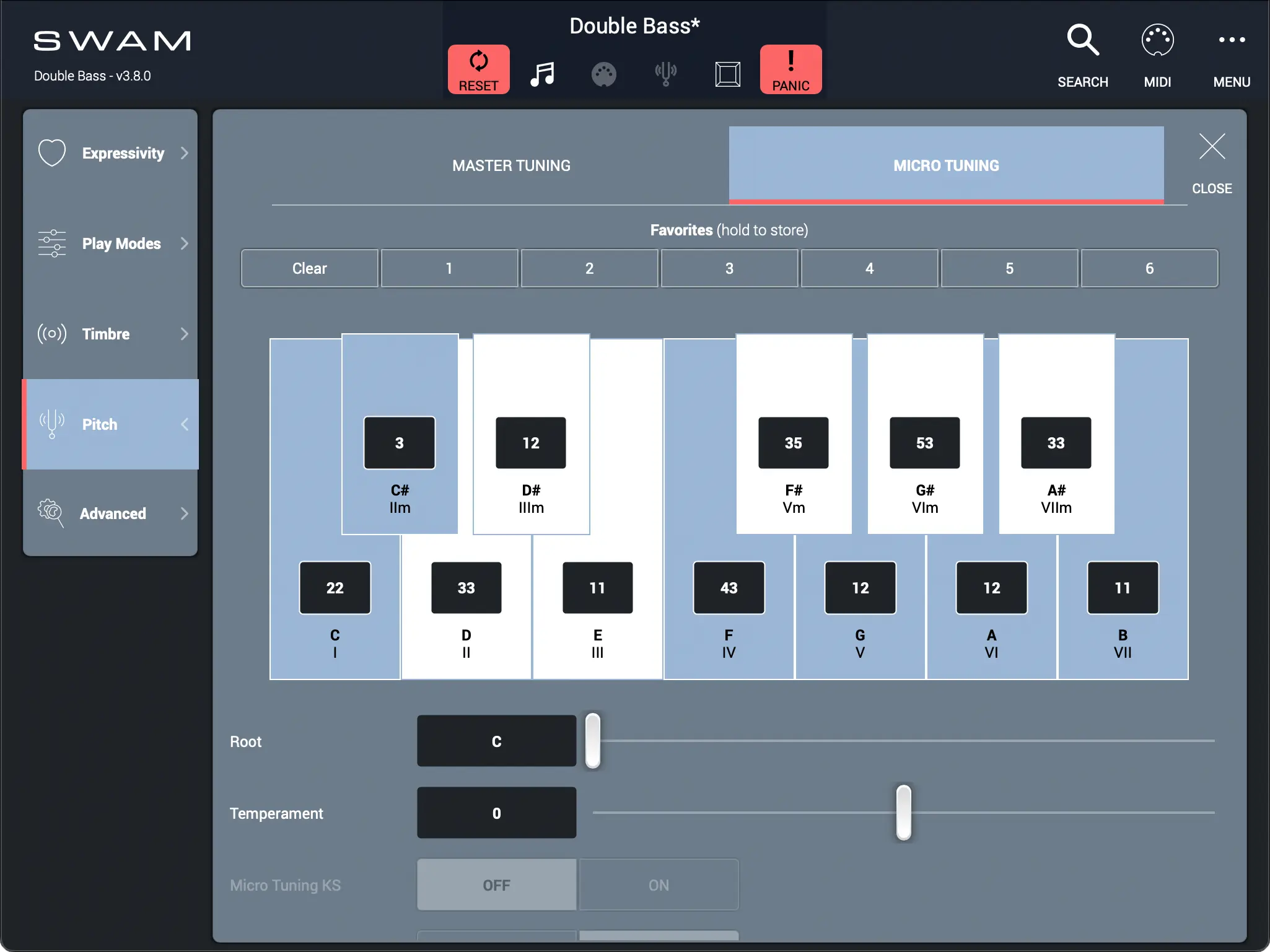 Pitch - Micro Tuning